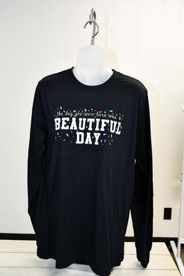Beautiful Day Confetti Long Sleeve Shirt